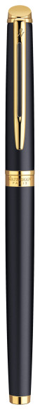 Ручка роллер Waterman Hemisphere (S0920750) Matte Black GT F черн. черн. подар.кор.