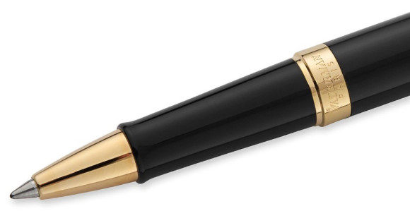 Ручка роллер Waterman Hemisphere (S0920750) Matte Black GT F черн. черн. подар.кор.
