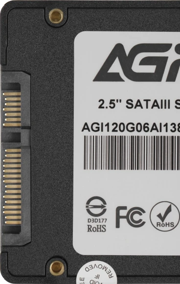 Накопитель SSD AGi SATA-III 120GB AGI120G06AI138-CB AI138 2.5"