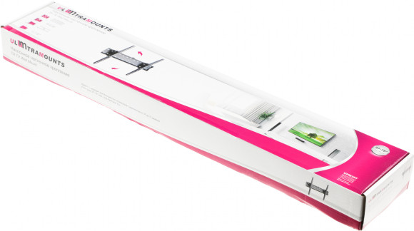 Кронштейн для телевизора Ultramounts UM839T черный 37"-70" макс.40кг настенный наклон