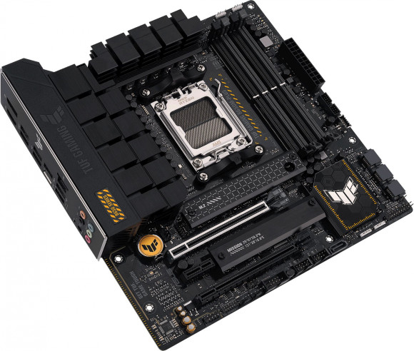 Материнская плата Asus TUF GAMING B650M-PLUS Socket AM5 AMD B650 4xDDR5 mATX AC`97 8ch(7.1) 2.5Gg RAID+HDMI+DP