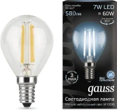 Лампа филам. Gauss Filament 7Вт цок.:E14 свеча 220B св.свеч.бел.нейт. CF35 (упак.:10шт) (104801207) Лампа филам. Gauss Filament 7Вт цок.:E14 свеча 220B св.свеч.бел.нейт. CF35 (упак.:10шт) (104801207)