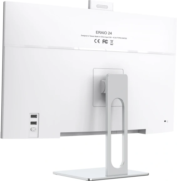 Моноблок Acer Gadget E10 ERAIO 23.8" Full HD Ryzen 7 6800H (3.2) 32Gb SSD1Tb 680M Windows 11 Pro GbitEth WiFi BT 120W клавиатура мышь Cam белый/серебристый 1920x1080