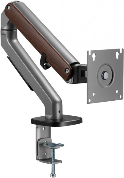 Кронштейн для мониторов Ultramounts UM734WD серый/коричневый 17"-27" макс.7кг крепление к столешнице поворот и наклон Кронштейн для мониторов Ultramounts UM734WD серый/коричневый 17"-27" макс.7кг крепление к столешнице поворот и наклон