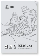 Калька Cactus CS-TR90-A3500 A3/90г/м2/500л. универсальная Калька Cactus CS-TR90-A3500 A3/90г/м2/500л. универсальная