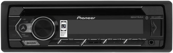 Автомагнитола Pioneer DEH-S4250BT 1DIN 4x50Вт ПДУ RDS