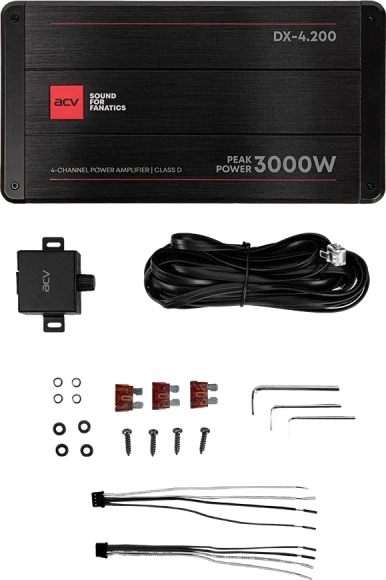 Усилитель автомобильный ACV DX-4.200 V3 четырехканальный