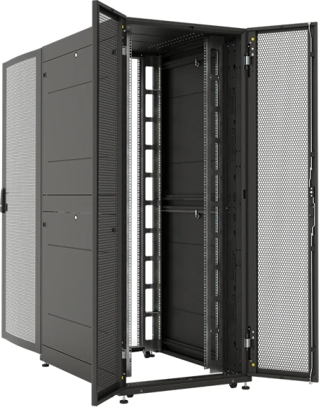 Шкаф серверный ЦМО (ШТК-СП-42.8.12-88АА-9005) напольный 42U 800x1200мм пер.дв.перфор.2ств. 2 бок.пан. задн.дв.перфор.2-хст. направл.под винты 1350кг черный 883мм 174кг 120град. 1950мм IP20 сталь Шкаф серверный ЦМО (ШТК-СП-42.8.12-88АА-9005) напольный 42U 800x1200мм пер.дв.перфор.2ств. 2 бок.пан. задн.дв.перфор.2-хст. направл.под винты 1350кг черный 883мм 174кг 120град. 1950мм IP20 сталь