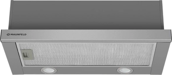 Вытяжка встраиваемая Maunfeld VS Light 50 нержавеющая сталь управление: кулисные переключатели (1 мотор)