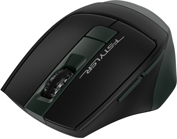 Мышь A4Tech Fstyler FB35S темно-зеленый/черный оптическая 2000dpi беспров. BT/Radio USB для ноутбука 5but (FB35S USB MIDNIGHT GREEN)