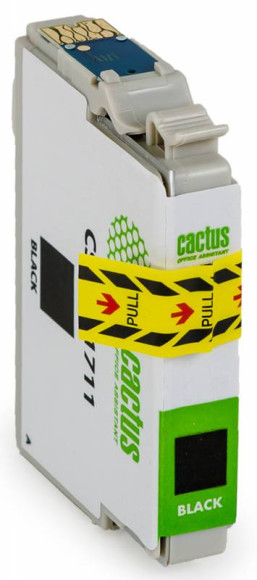 Картридж струйный Cactus CS-EPT1711 17XL черный (14.6мл) для Epson XP-33/103/203/207/303/306/403/406 с чипом