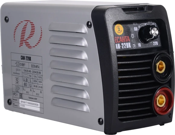 Сварочный аппарат Ресанта САИ-220К инвертор ММА DC 7.2кВт