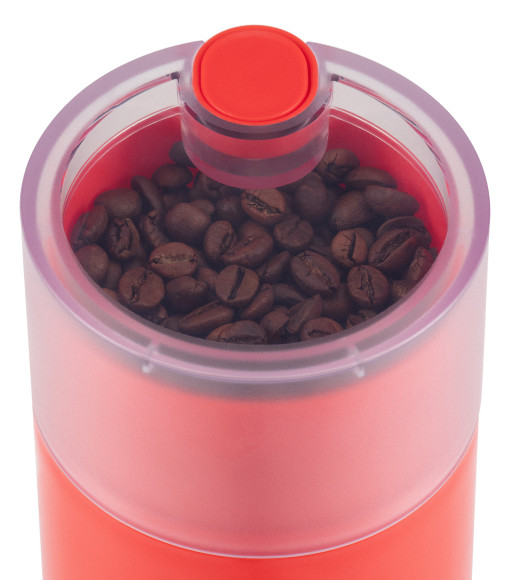 Кофемолка Hyundai HYC-G3272 200Вт сист.помол.:ротац.нож вместим.:70гр красный