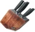 Набор ножей кухон. Rondell Lincor RD-482 компл.:6предм. с подставкой коричневый подар.коробка