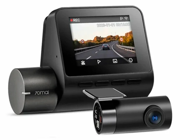 Видеорегистратор 70Mai Dash Cam A200 Set черный 1080x1920 1080p 130гр. Novatek NT98565