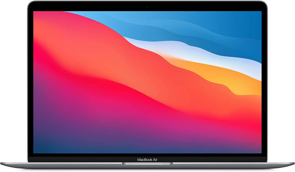 Ноутбук Apple MacBook Air A2337 M1 8 core 8Gb SSD256Gb/7 core GPU 13.3" IPS (2560x1600) macOS grey space WiFi BT Cam (MGN63ZP/A)