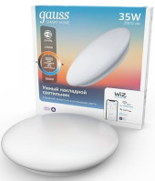Умный светильник Gauss IoT Smart Home настенно-потолочный белый (2060112) Умный светильник Gauss IoT Smart Home настенно-потолочный белый (2060112)