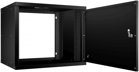 Шкаф коммутационный Cabeus (WSC-05D-9U55/45M) настенный 9U 550x450мм пер.дв.металл 30кг серый 340мм 14кг 220град. 450мм IP20 сталь