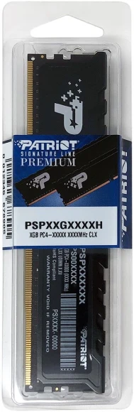 Память DDR4 32GB 3200MHz Patriot PSP432G3200H1 Signature Premium RTL PC4-25600 CL22 DIMM 288-pin 1.2В kit dual rank с радиатором Ret