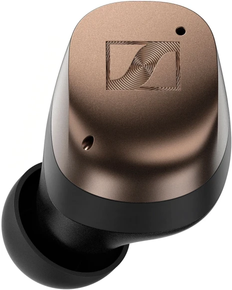 Гарнитура внутриканальные Sennheiser Momentum True Wireless 4 черный/медный беспроводные bluetooth в ушной раковине (700367 MTW4 BLACK COPPER)