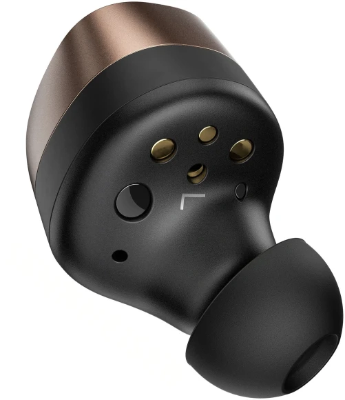 Гарнитура внутриканальные Sennheiser Momentum True Wireless 4 черный/медный беспроводные bluetooth в ушной раковине (700367 MTW4 BLACK COPPER)