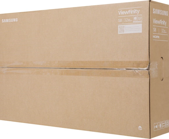 Монитор Samsung 32" ViewFinity S8 S32B800PXI черный IPS LED 5ms 16:9 HDMI полуматовая HAS Piv 350cd 178гр/178гр 3840x2160 60Hz DP 4K USB 5.2кг