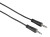 Кабель аудио Hama H-122307 Jack 3.5 (m)/Jack 3.5 (m) 0.75м. черный (00122307)