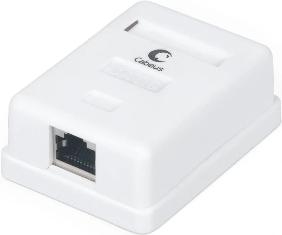 Розетка Cabeus WS-8P8C-CAT.5E-SH-2 комп.RJ45 кат.5E бронз.