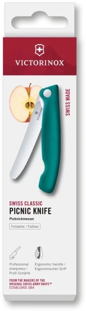 Нож кухонный Victorinox Swiss Classic (6.7833.F) стальной столовый лезв.110мм серрейт. заточка черный карт.коробка Нож кухонный Victorinox Swiss Classic (6.7833.F) стальной столовый лезв.110мм серрейт. заточка черный карт.коробка