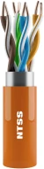 Кабель информационный NTSS NTSS-IN-FTP4-5E-LSZH-OR кат.5E FTP 4 пары 24AWG LSZH внутренний 305м оранжевый