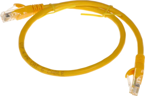 Патч-корд Premier PP6U-0.5M/Y 10000Гбит/с UTP 4 пары cat.6 CCA molded 0.5м желтый RJ-45 (m)-RJ-45 (m) Патч-корд Premier PP6U-0.5M/Y 10000Гбит/с UTP 4 пары cat.6 CCA molded 0.5м желтый RJ-45 (m)-RJ-45 (m)