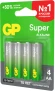 Батарея GP Super 15AA21-2CRSBC4 AA (4шт) блистер Батарея GP Super 15AA21-2CRSBC4 AA (4шт) блистер