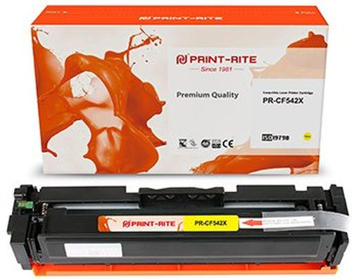 Картридж лазерный Print-Rite TFHB34YPU1J PR-CF542X CF542X желтый (2500стр.) для HP LJ M254dw/M280nw/M281fdn MF642Cdw/MF641Cw/MF643Cdw/MF644Cdw/LBP621Cw/LBP622Cdw/LBP623Cdw Картридж лазерный Print-Rite TFHB34YPU1J PR-CF542X CF542X желтый (2500стр.) для HP LJ M254dw/M280nw/M281fdn MF642Cdw/MF641Cw/MF643Cdw/MF644Cdw/LBP621Cw/LBP622Cdw/LBP623Cdw
