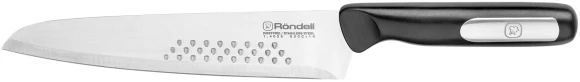 Нож кухонный Rondell Bayoneta RD-1572 стальной универсальный лезв.140мм прямая заточка черный блистер