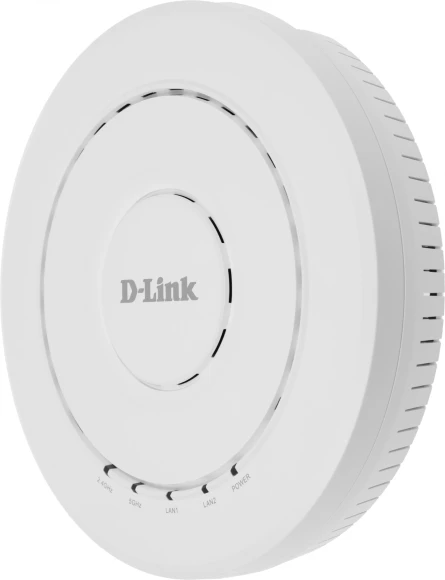 Точка доступа D-Link DWL-X8630AP/UN/A1A AX3600 10/100/1000/2500BASE-T/WI-FI белый Точка доступа D-Link DWL-X8630AP/UN/A1A AX3600 10/100/1000/2500BASE-T/WI-FI белый