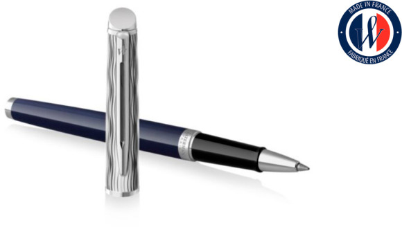 Ручка роллер Waterman Hemisphere L`Essence du Bleu (2166469) LaqBlue CT F черн. черн. подар.кор.