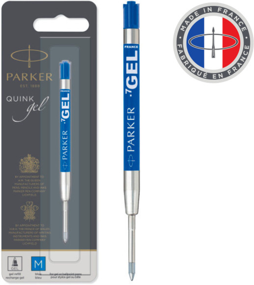 Стержень гелевый Parker Z05 (1950346) M 0.7мм синие чернила для ручек шариковых блистер