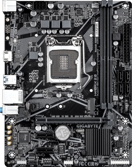 Материнская плата Gigabyte H410M K 2.0 Soc-1200 Intel H410 2xDDR4 mATX AC`97 8ch(7.1) GbLAN+HDMI Материнская плата Gigabyte H410M K 2.0 Soc-1200 Intel H410 2xDDR4 mATX AC`97 8ch(7.1) GbLAN+HDMI