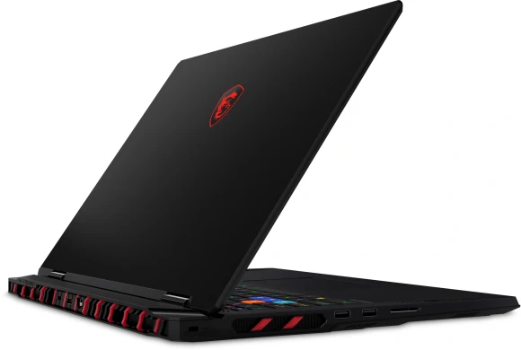 Ноутбук MSI Raider 18 HX AI A2XWIG-204RU Core Ultra 9 285HX 64Gb SSD4Tb NVIDIA GeForce RTX5080 16Gb 18" IPS UHD+ (3840x2400) Windows 11 Home black WiFi BT Cam (9S7-182462-204)