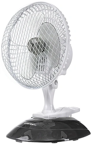 Вентилятор настольный Centek CT-5003 20Вт скоростей:2 серый/белый