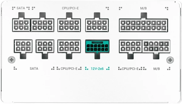 Блок питания Deepcool ATX 750W Game Storm PN750M WH V2 Gen.5 80+ gold (20+4pin) APFC 120mm fan 8xSATA RTL