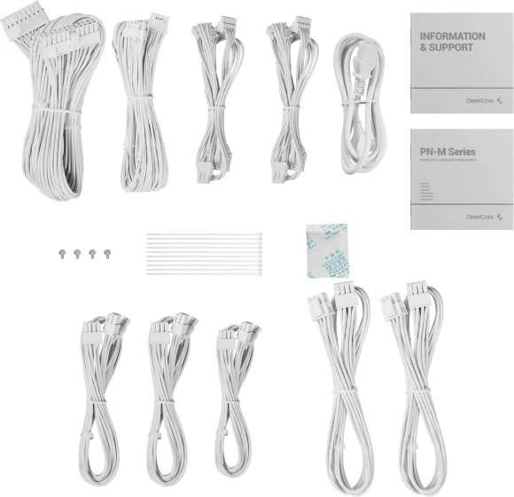 Блок питания Deepcool ATX 750W Game Storm PN750M WH V2 Gen.5 80+ gold (20+4pin) APFC 120mm fan 8xSATA RTL