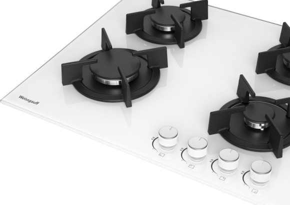 Газовая варочная поверхность Weissgauff HG 640 WG белый