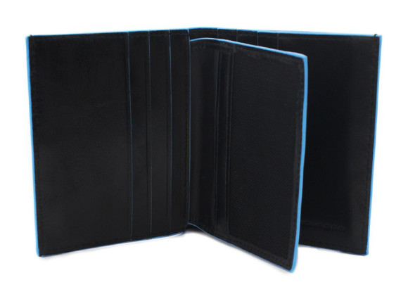 Чехол для кредитных карт Piquadro Blue Square PP1518B2R/N черный натур.кожа