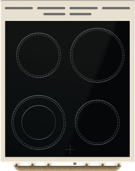 Плита Электрическая Gorenje GECS5B70CLI бежевый стеклокерамика (без крышки) Плита Электрическая Gorenje GECS5B70CLI бежевый стеклокерамика (без крышки)