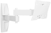 Кронштейн для телевизора Holder LCDS-5064 белый 10"-32" макс.30кг настенный поворотно-выдвижной и наклонный Кронштейн для телевизора Holder LCDS-5064 белый 10"-32" макс.30кг настенный поворотно-выдвижной и наклонный