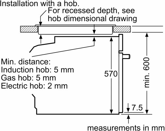Духовой шкаф Электрический Bosch Serie 4 HUA736EA0T черный