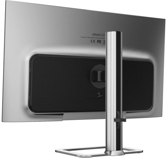 Моноблок Acer Gadget E10 ERAIO 27" 2K Ryzen 7 8745HS (3.8) 16Gb SSD512Gb 780M Windows 11 Pro GbitEth WiFi BT 120W клавиатура мышь Cam серебристый/черный 2560x1440