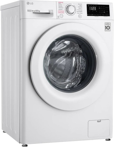 Стиральная машина LG F2V3GS3W класс: A загр.фронтальная макс.:8.5кг белый инвертор