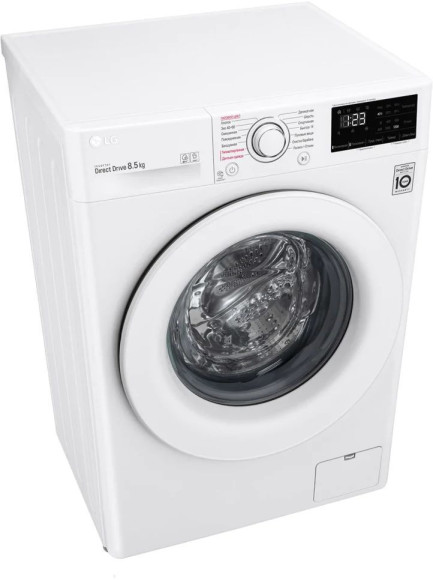 Стиральная машина LG F2V3GS3W класс: A загр.фронтальная макс.:8.5кг белый инвертор